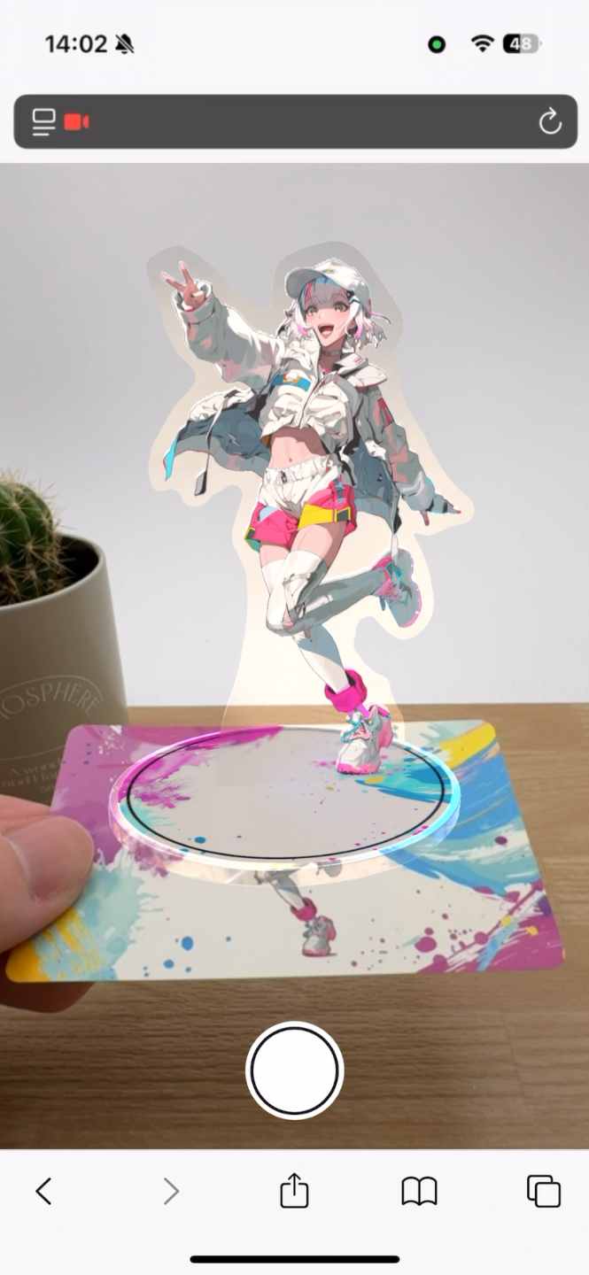 デジタルアクリルスタンドのプレビュー画像